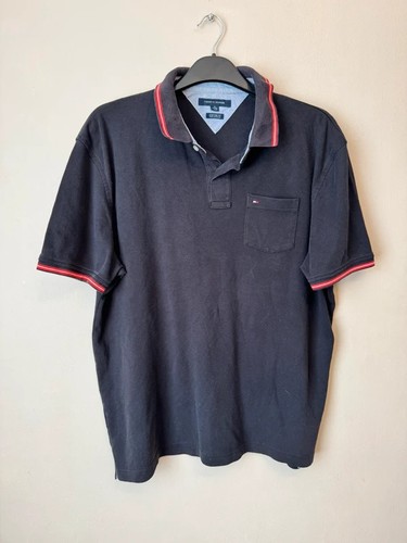 Tommy hilfiger navy polo - hilfiger,