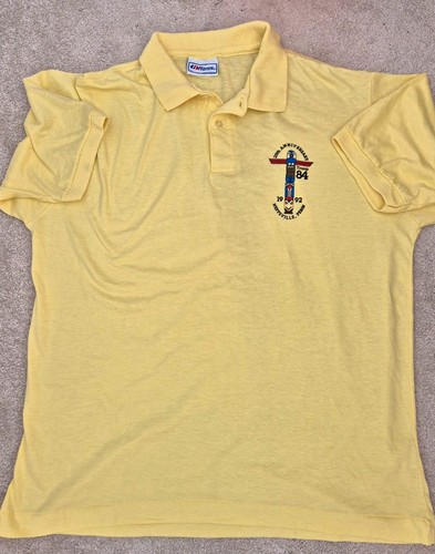 Hanes men yellow - men's, polo