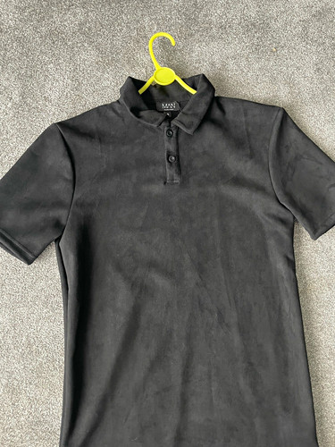 Boohooman men black - black, solid