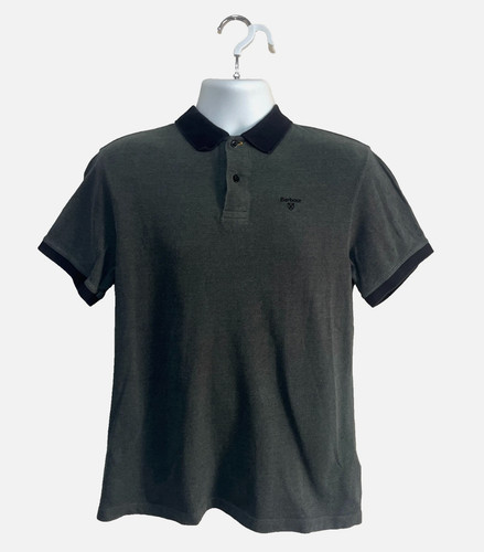 Mens barbour khaki polo - polo, shirt