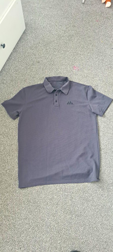 Men grey solid polo - men’s,