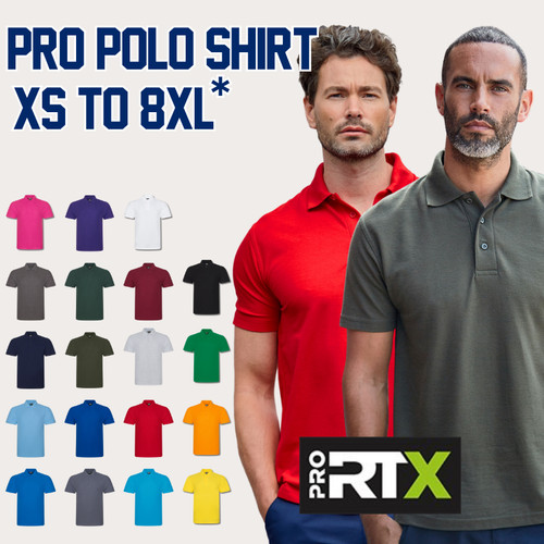 Rtx pro plain polo - plain, shirts