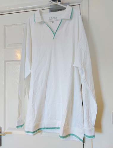 Man men white - shirt, m