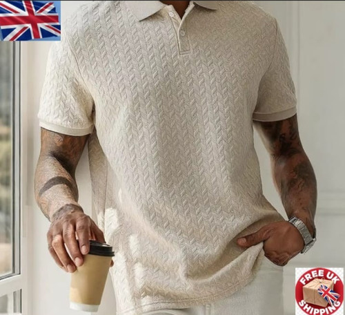 Men short sleeve polo shirt - short,