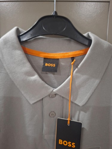 Boss men grey polo - grey, shirt