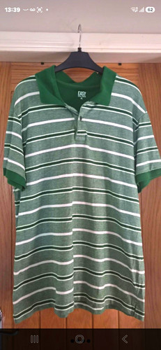 Easy men green white striped - easy, green/white