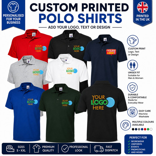 Custom logo polo shirt - custom,