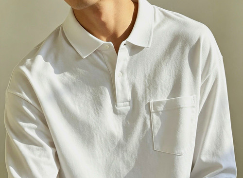 Men white solid long - white,