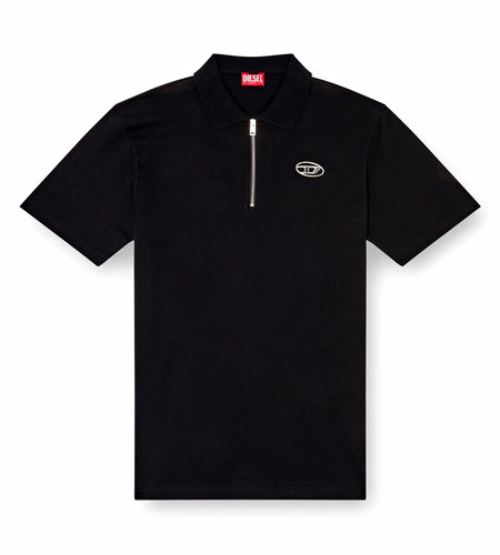 Diesel men black - black, polo