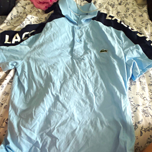 Lacoste men blue logo polo - lacoste,