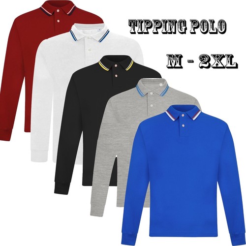 Mens long sleeve tipping - long,