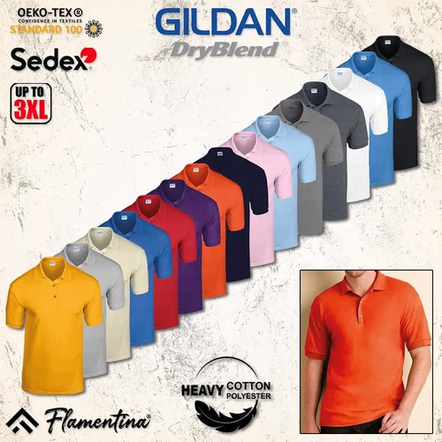 Mens heavy cotton polo shirt - polo,